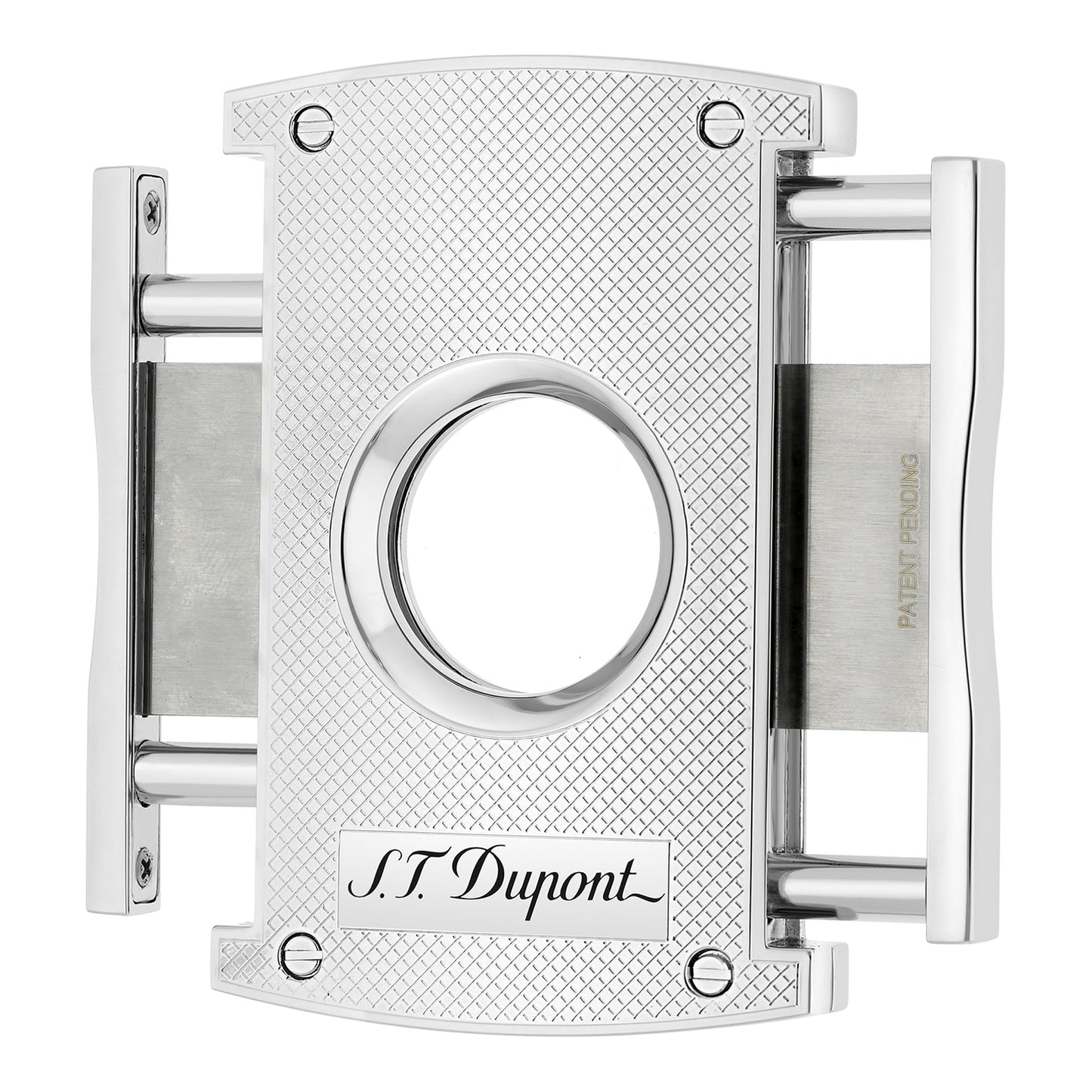 S.T. Dupont Cigar Cutter - Chrome — angle view