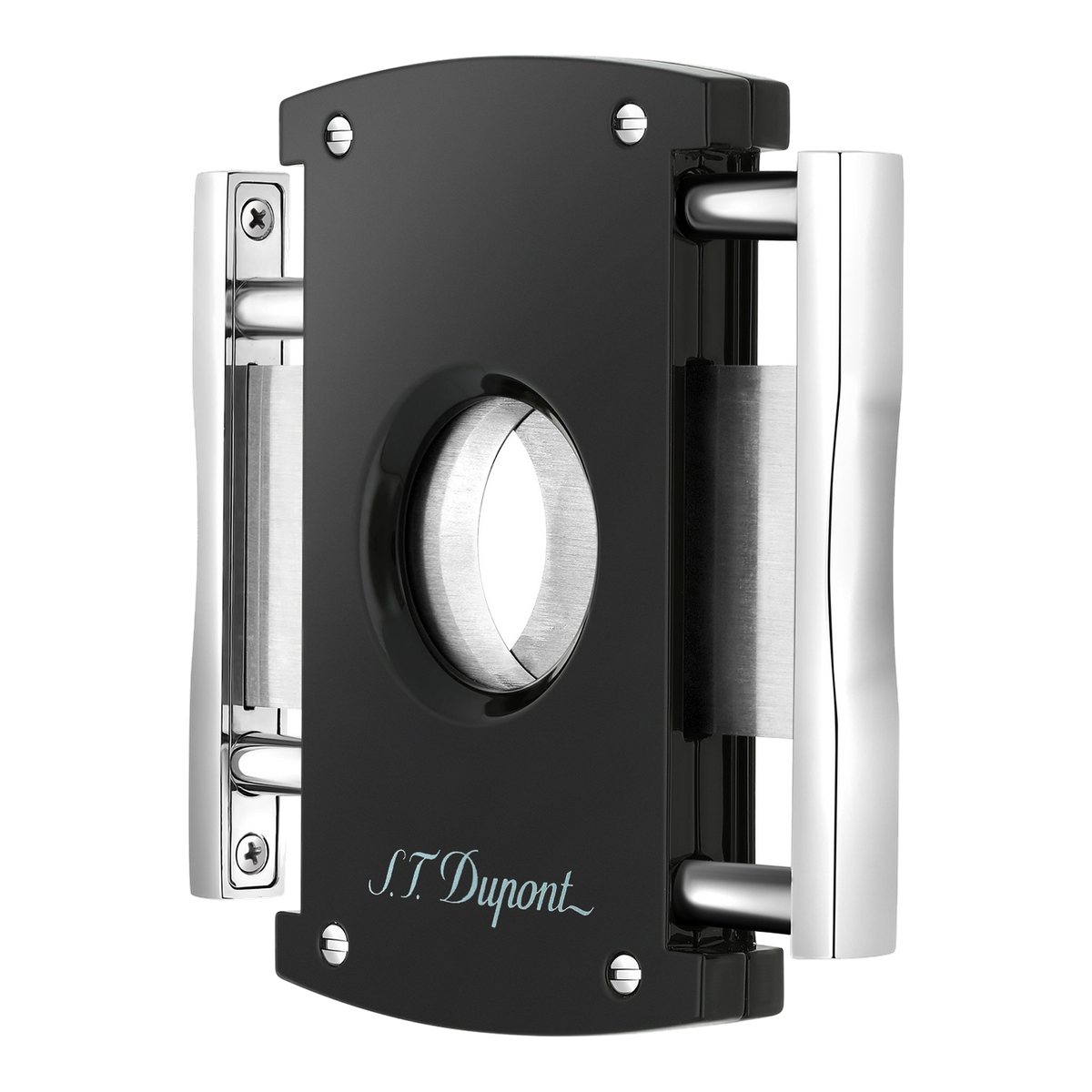 S.T. Dupont Cigar Cutter - Noir Ténèbres — angle view