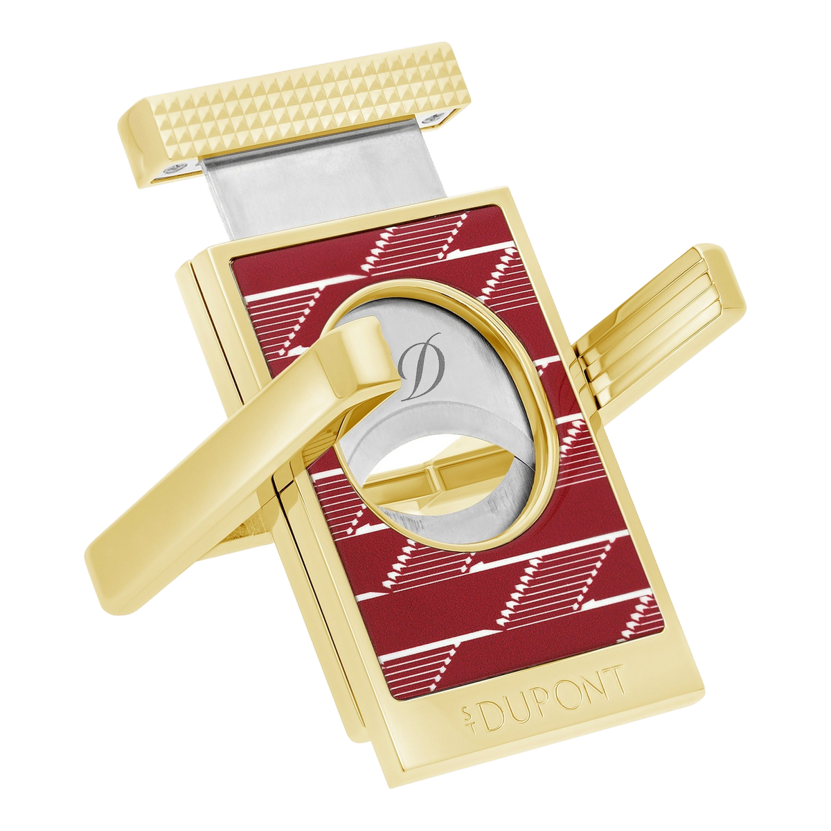 S.T. Dupont Cigar Cutter - Métal Doré — angle view