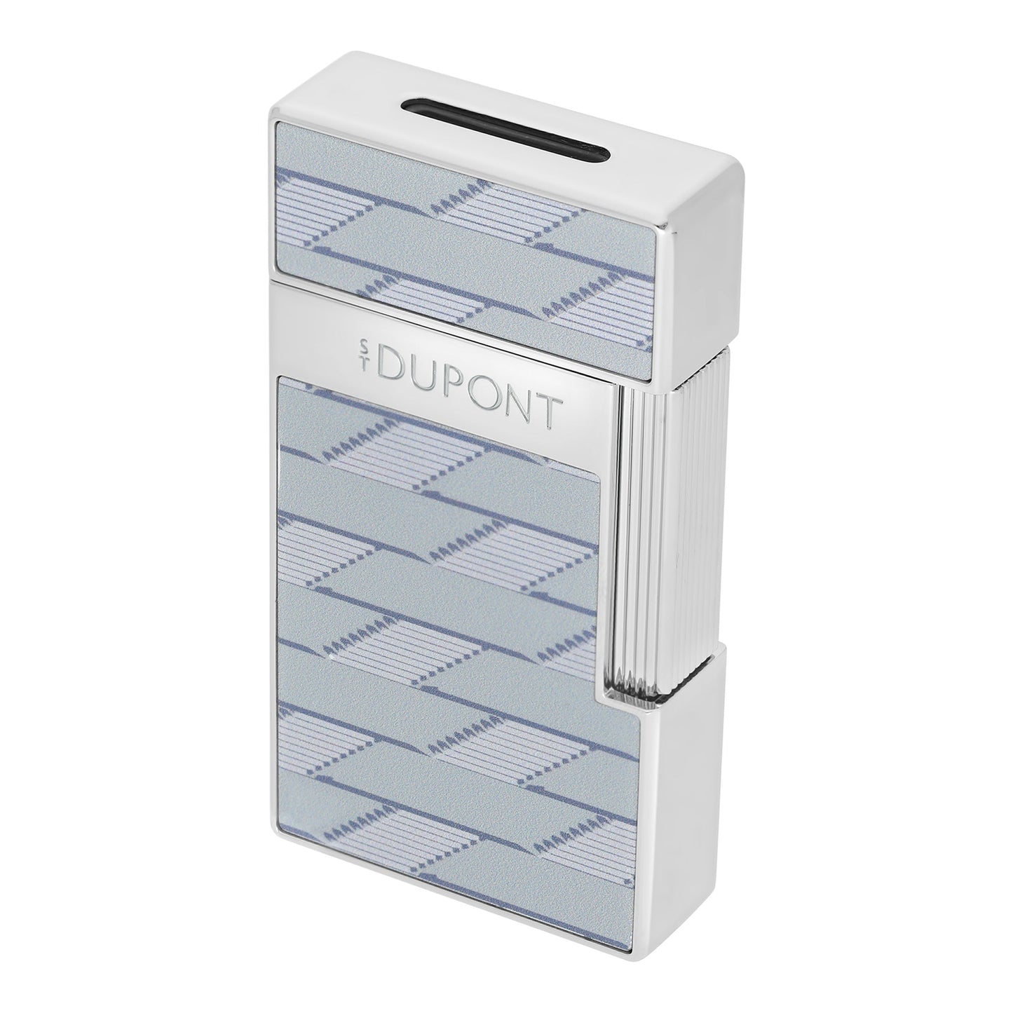 S.T. Dupont Biggy - Laque Brillante Monogram 1872 - Grey — detail view