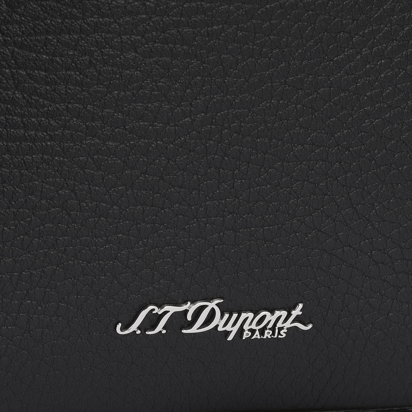 S.T. Dupont Neo Capsule Grained - Zip Crossbody Navy Black — view 6