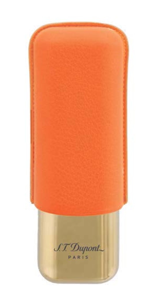 CIGAR CASE - DOUBLE ORANGE