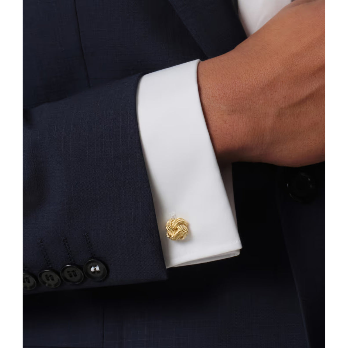 Essentials - Cufflinks Light Gold
