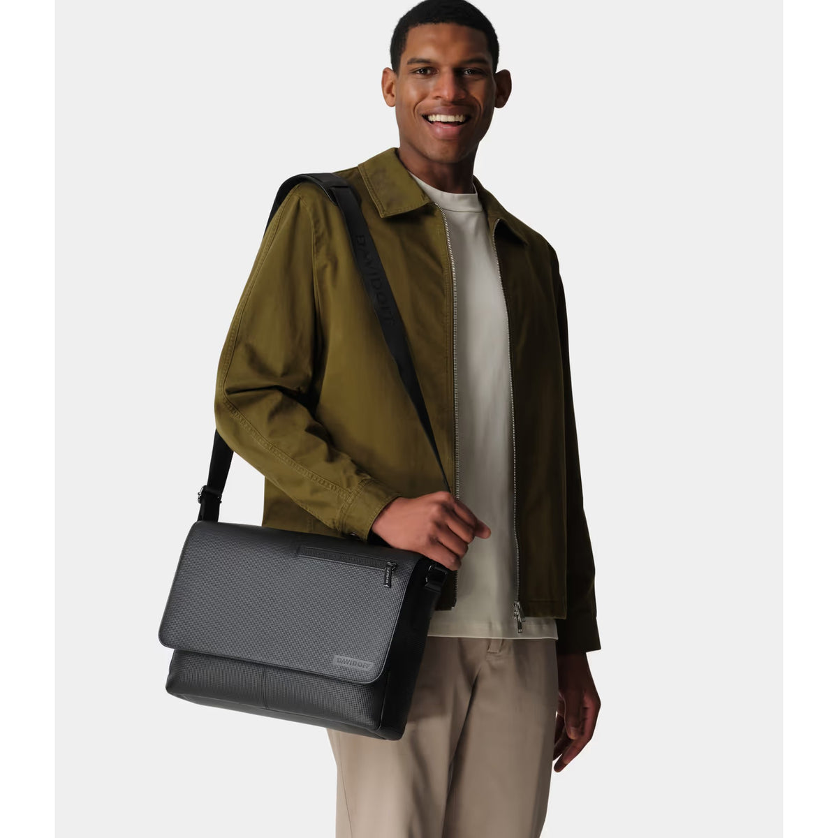 DAVIDOFF PARIS Messenger Black - side