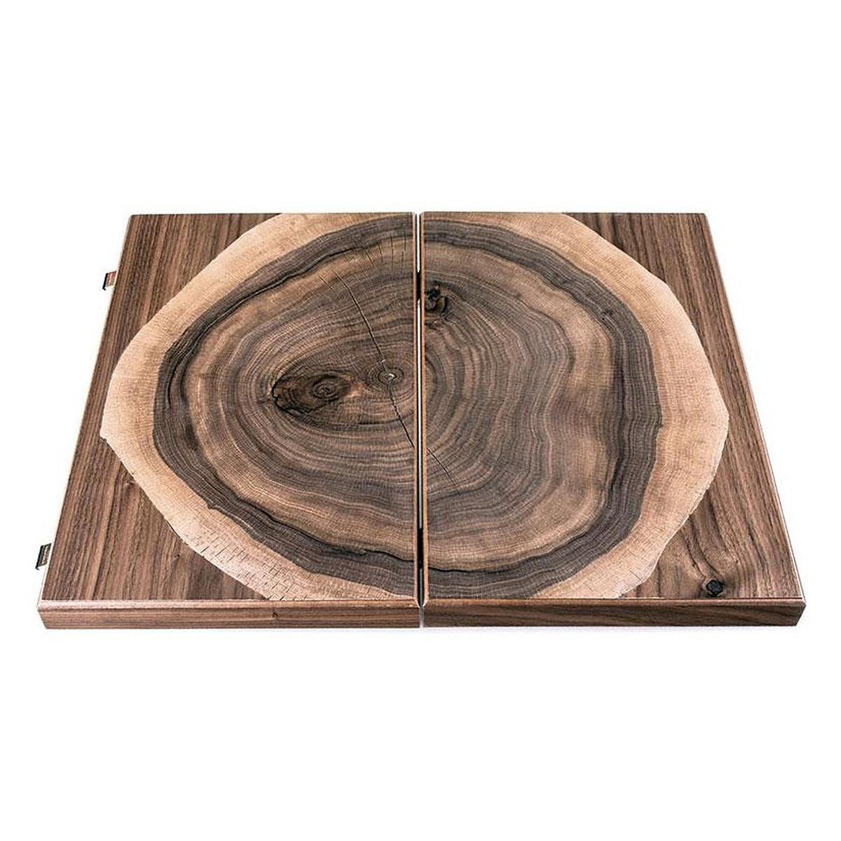 Manopoulos Limited Edition Backgammon - Walnut Tree Trunk