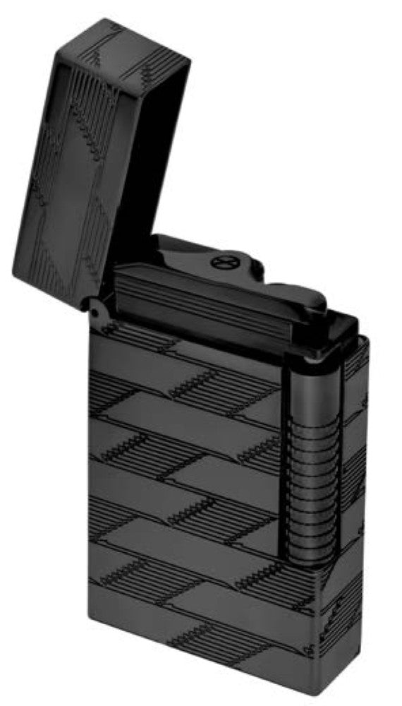 LE GRAND DUPONT - GUILLOCHE MONOGRAM 1872 SHINY BLACK