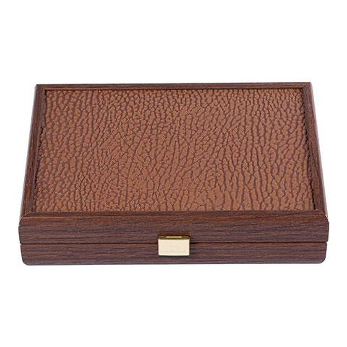 Manopoulos Playing Cards In Leatherette Case – Caramel