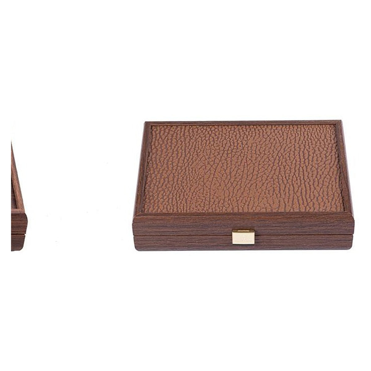 Manopoulos Dominoes In Leatherette Case – Caramel