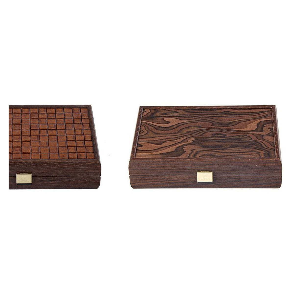 Manopoulos Dominoes In California Walnut Burl Case