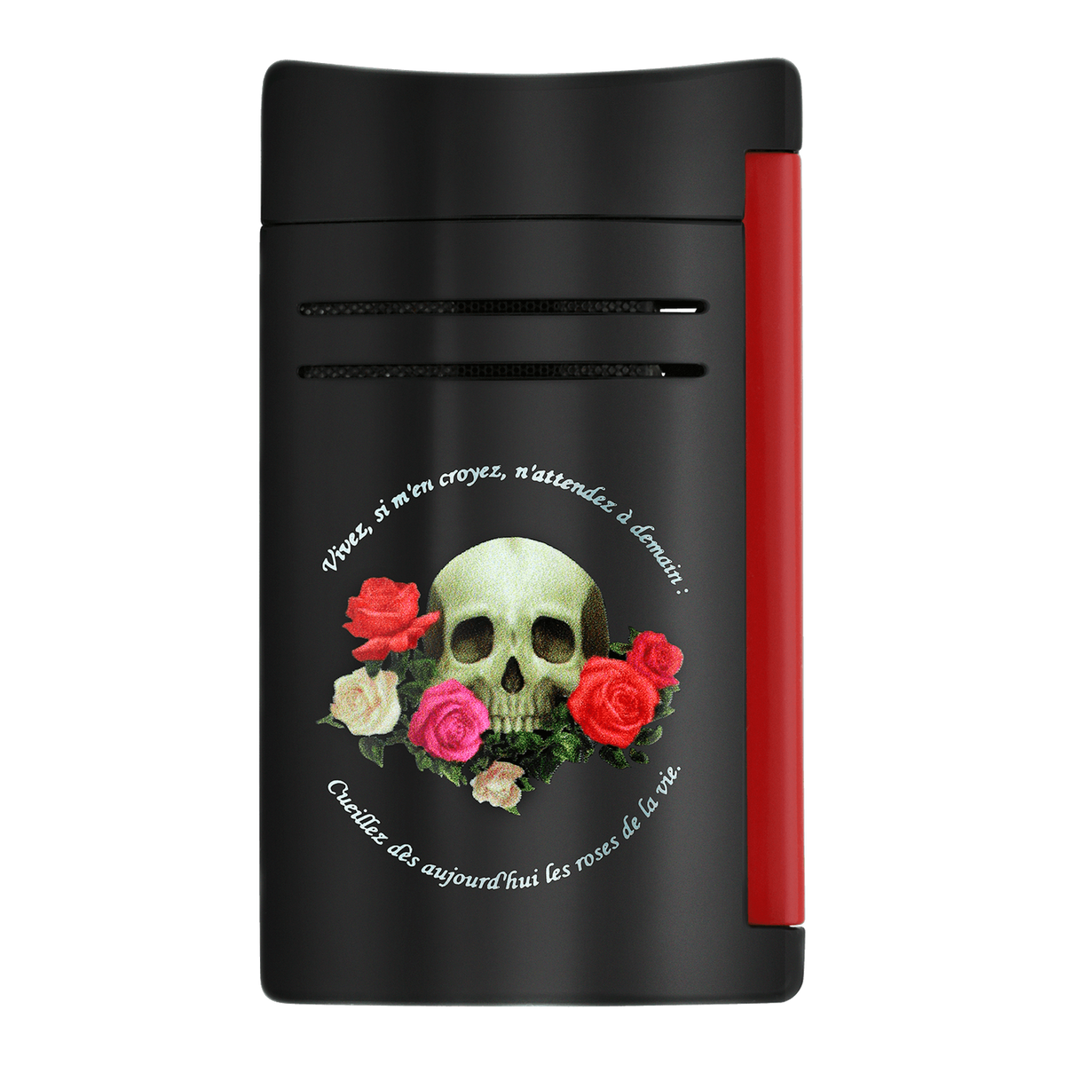 S.T. Dupont MAXIJET - LIGHTER MEMENTO MORI BLACK 020394