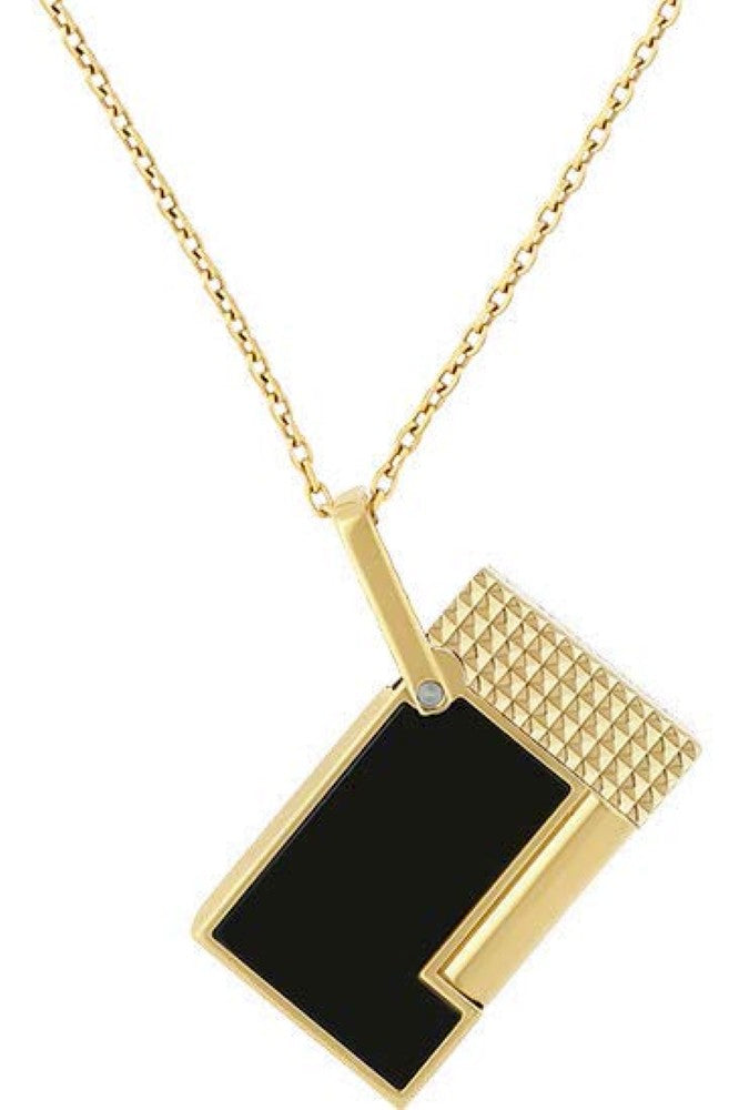 LIGHTER NECKLACE - LAQUE NOIR