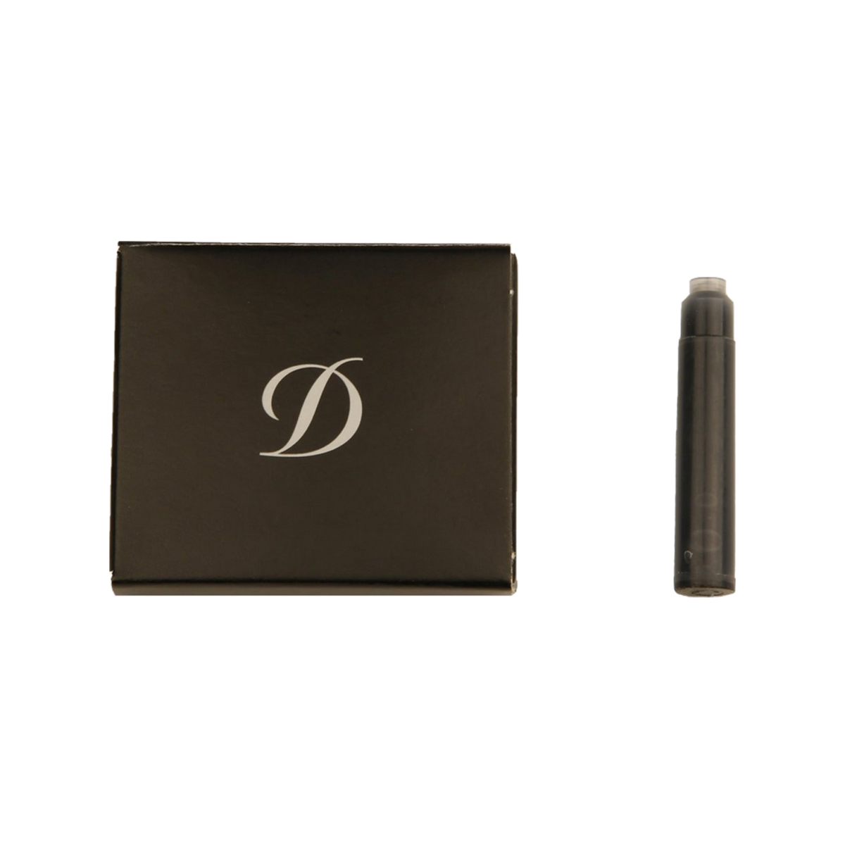 Cartouches d’encre noire pour stylo plume S.T. Dupont, six jeux de dix, réf. 040110