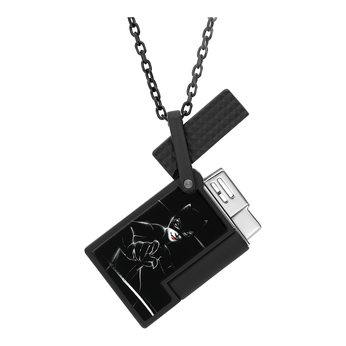 Collier briquet S.T. Dupont — Catwoman noir