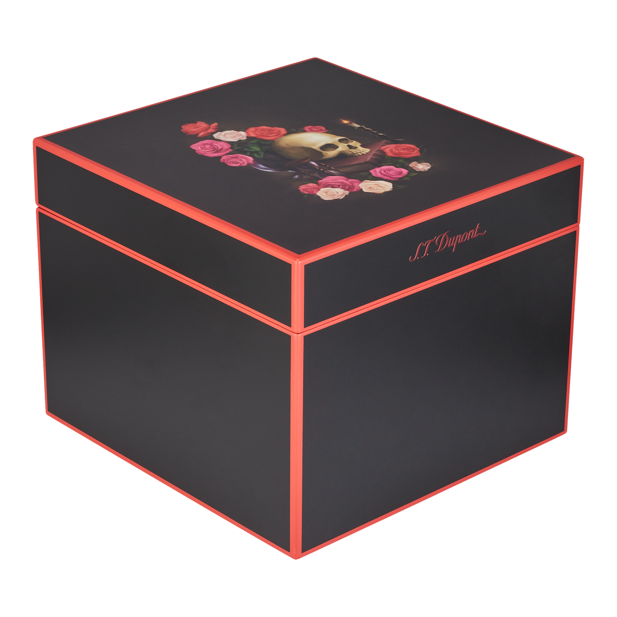 S.T. Dupont humidor cube Memento Mori 001394