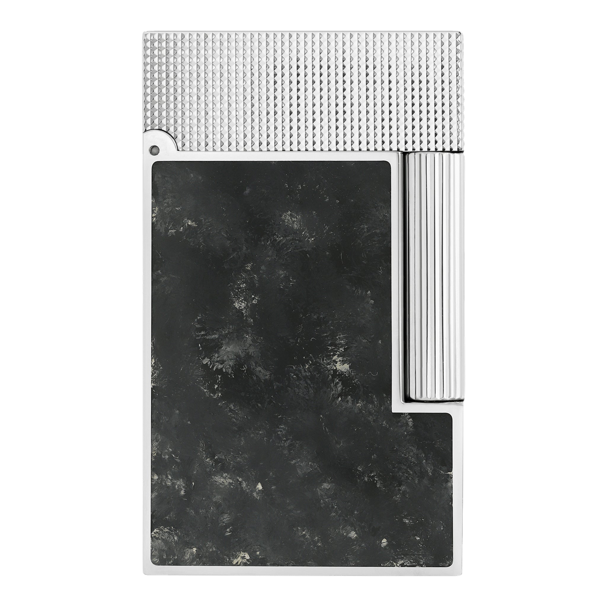 S.T. Dupont Ligne 2 Lighter — Cling Popote Black & Palladium