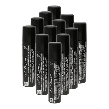 S.T. Dupont Butane Refill - Standard Black — angle view