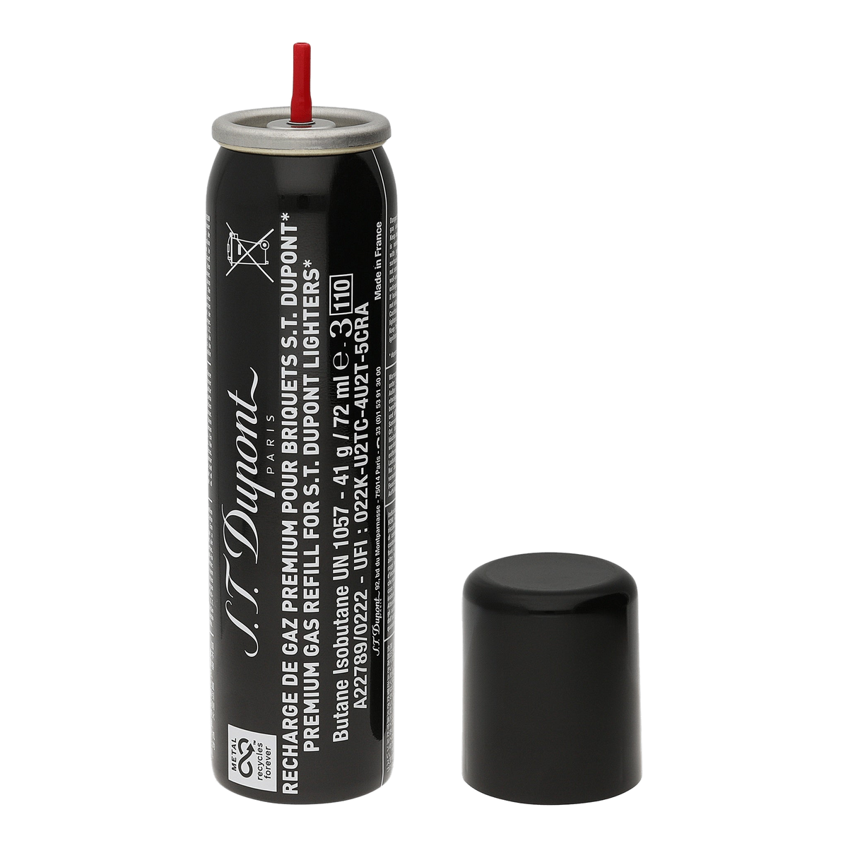 S.T. Dupont recharge de butane - noir standard — autre vue