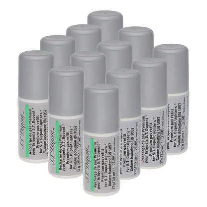 S.T. Dupont Butane Refill - Green — angle view