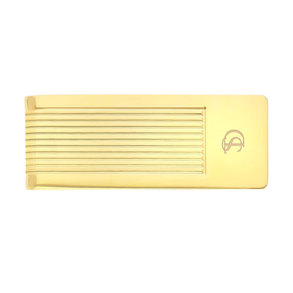 S.T. Dupont money clip, Lines, gold finish