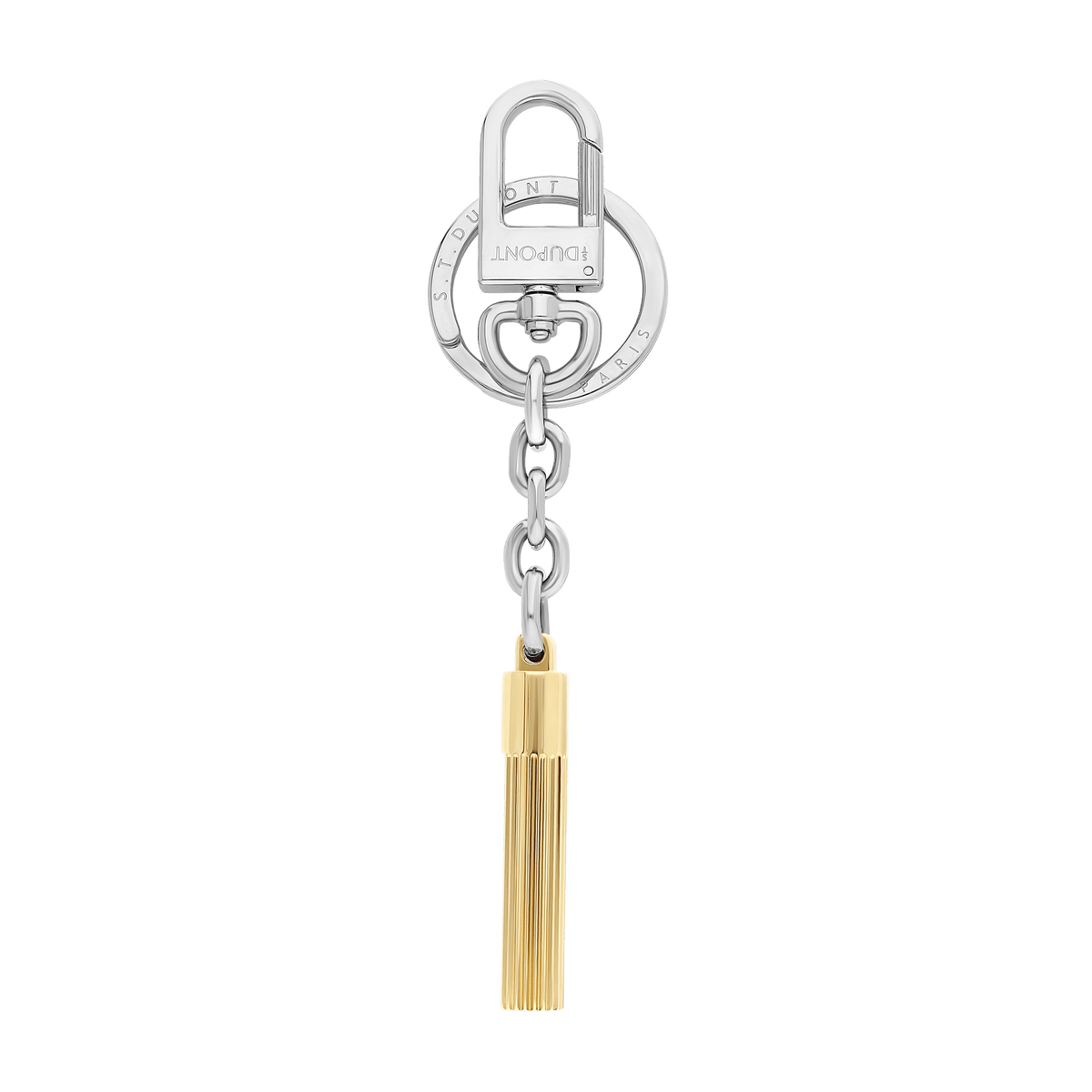 S.T. Dupont Keyring Trigger Silvery Golden — alternate view