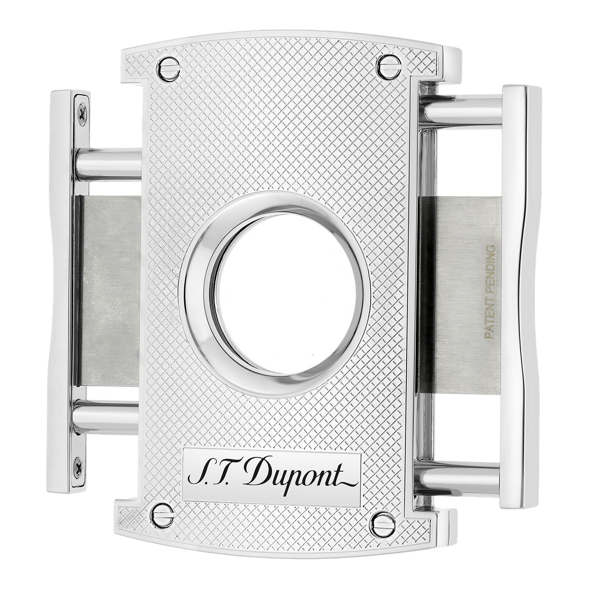 S.T. Dupont Cigar Cutter - Chrome — angle view