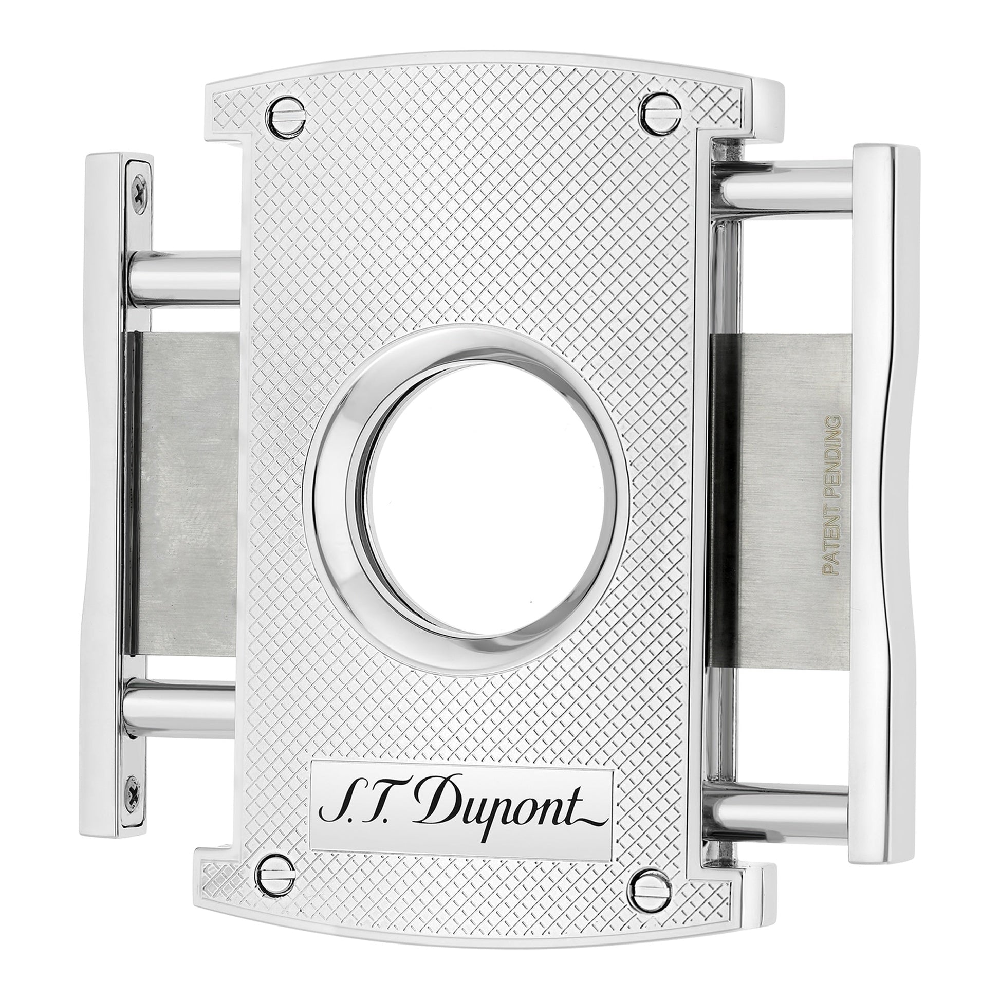 S.T. Dupont Cigar Cutter - Chrome — angle view