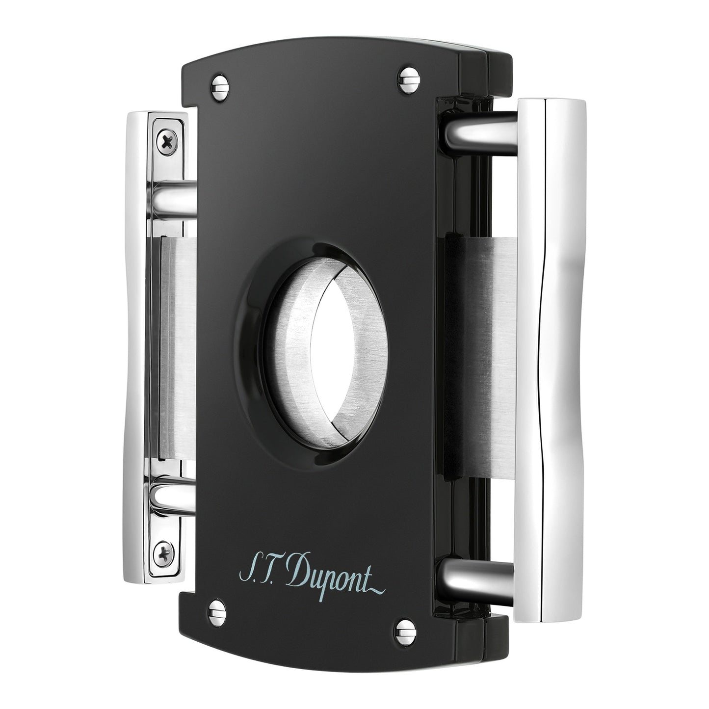 S.T. Dupont Cigar Cutter - Noir Ténèbres — angle view