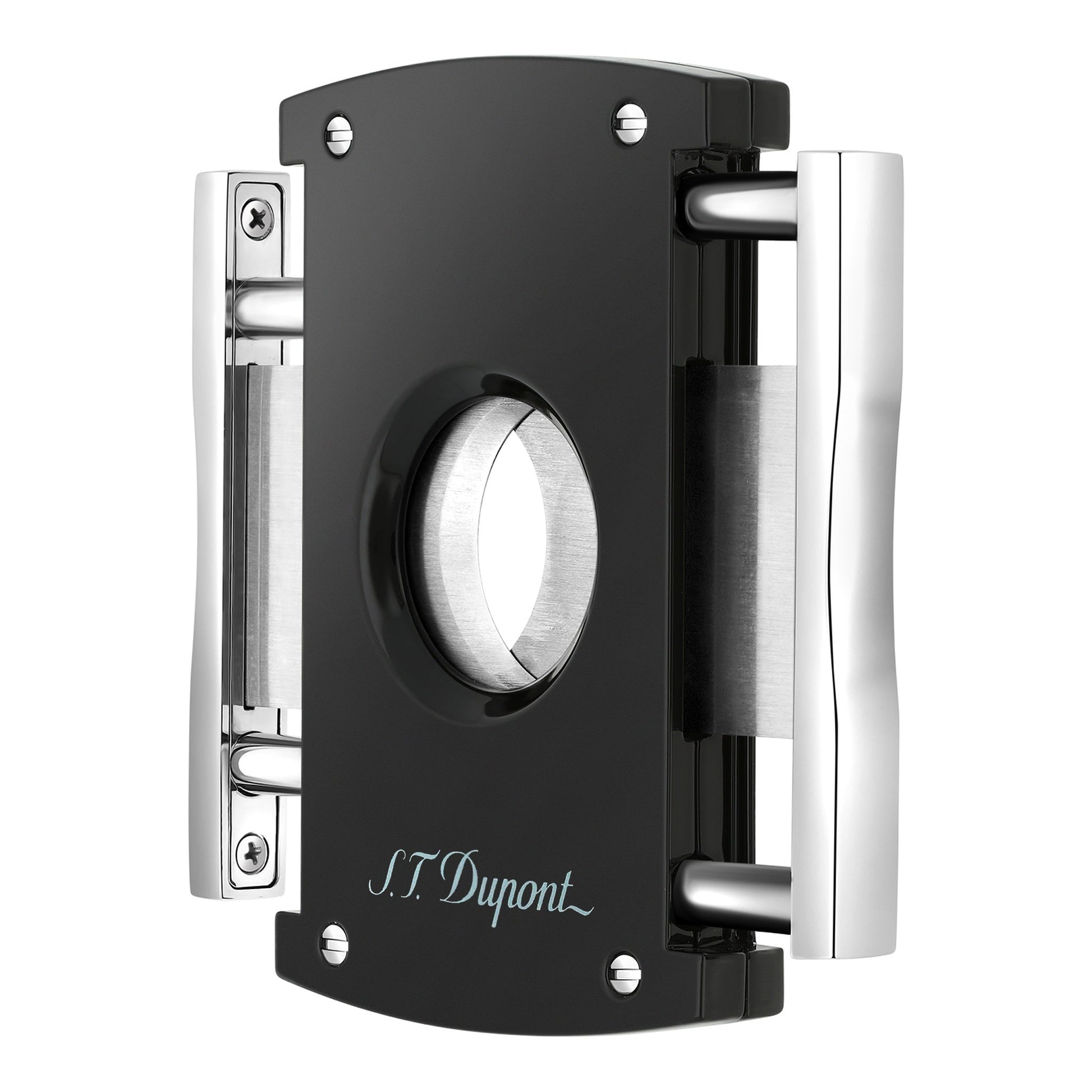 S.T. Dupont Cigar Cutter - Noir Ténèbres — angle view