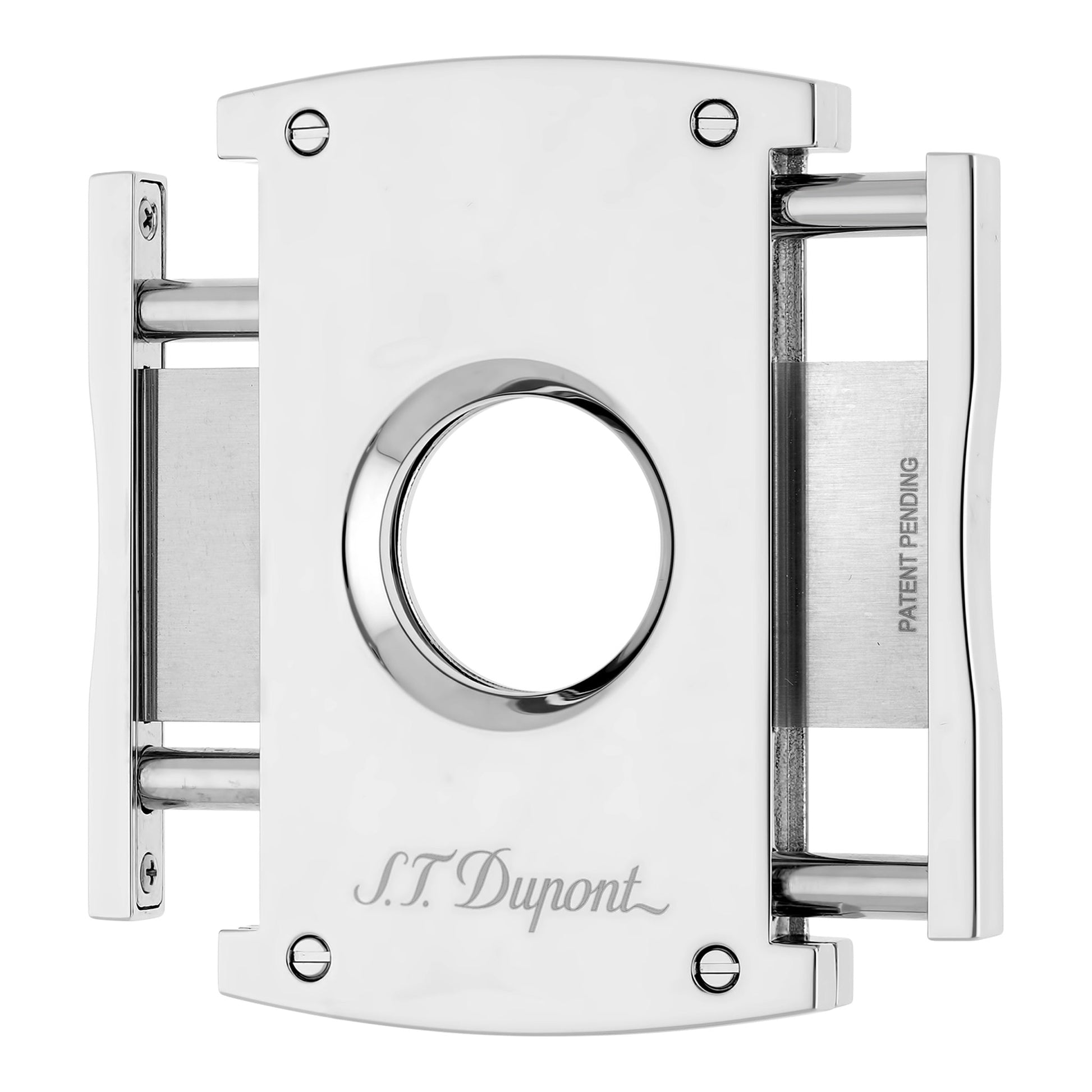 S.T. Dupont Cigar Cutter - Gris Chrome — angle view