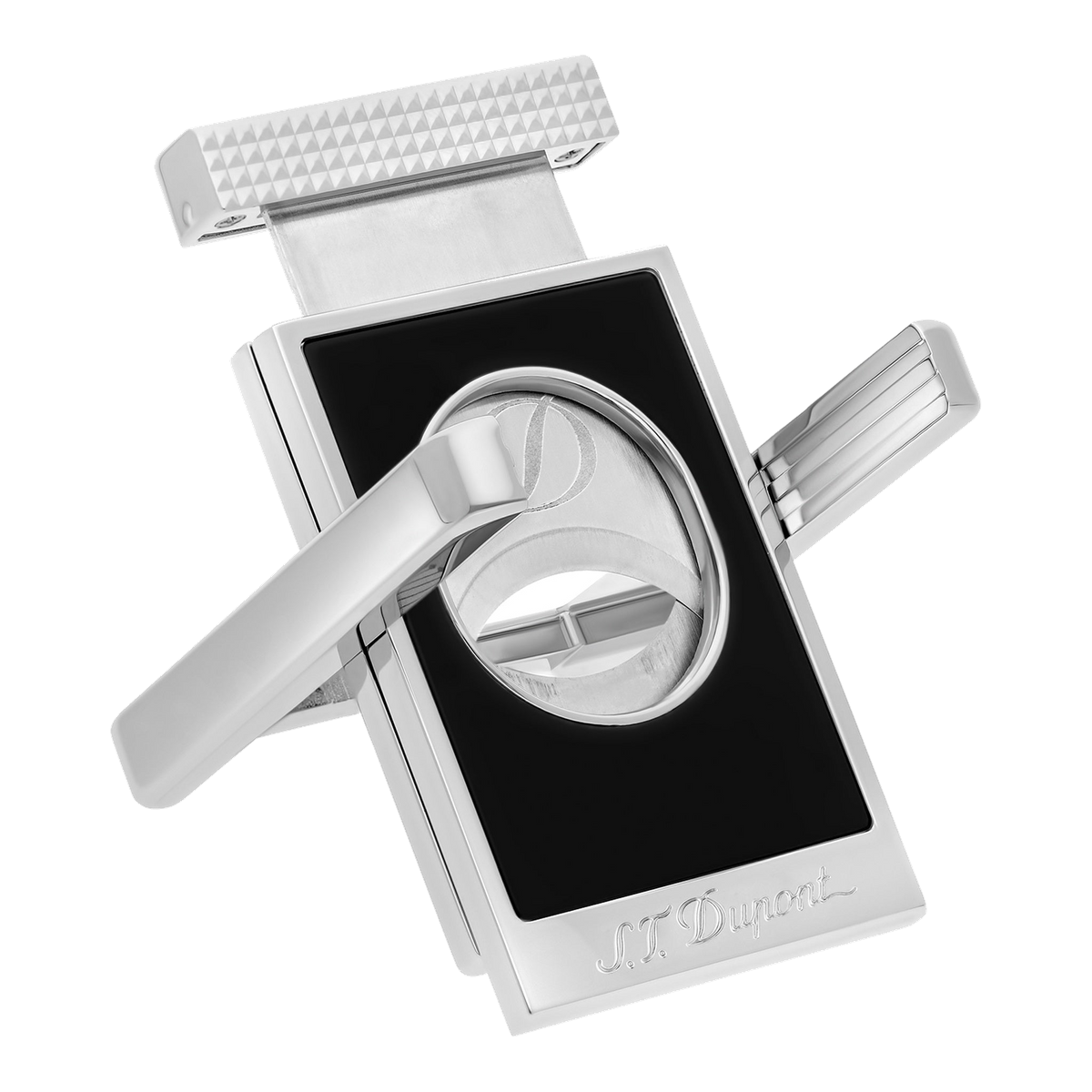 S.T. Dupont Cigar Cutter - Noir — angle view
