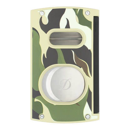 S.T. Dupont coupe-cigare - double lame camouflage kaki