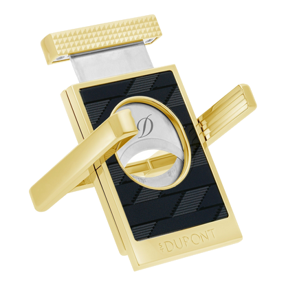 S.T. Dupont Cigar Cutter Stand - Monogram 1872 Black — angle view