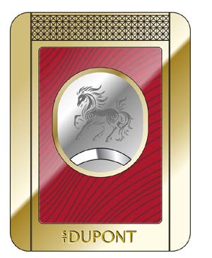 CHINESE NEW YEAR HORSE - CIGAR CUTTER AND STAND