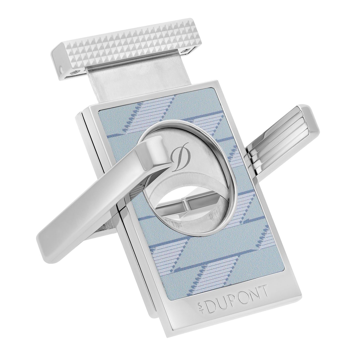S.T. Dupont Cigar Cutter - Chrome — angle view