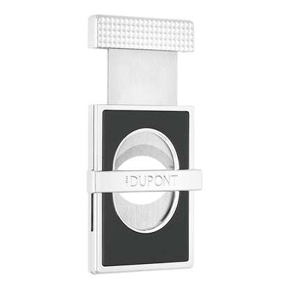 S.T. Dupont Cigar Cutter Perfect Cut Black/Chrome — angle view