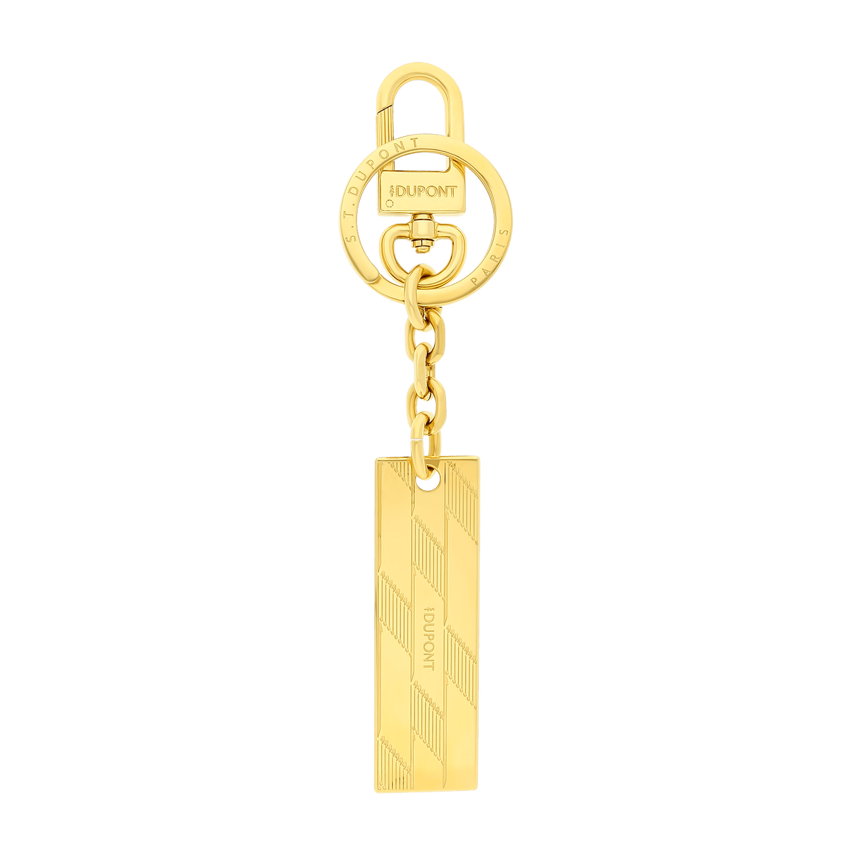 S.T. Dupont Keyring 1872 Golden
