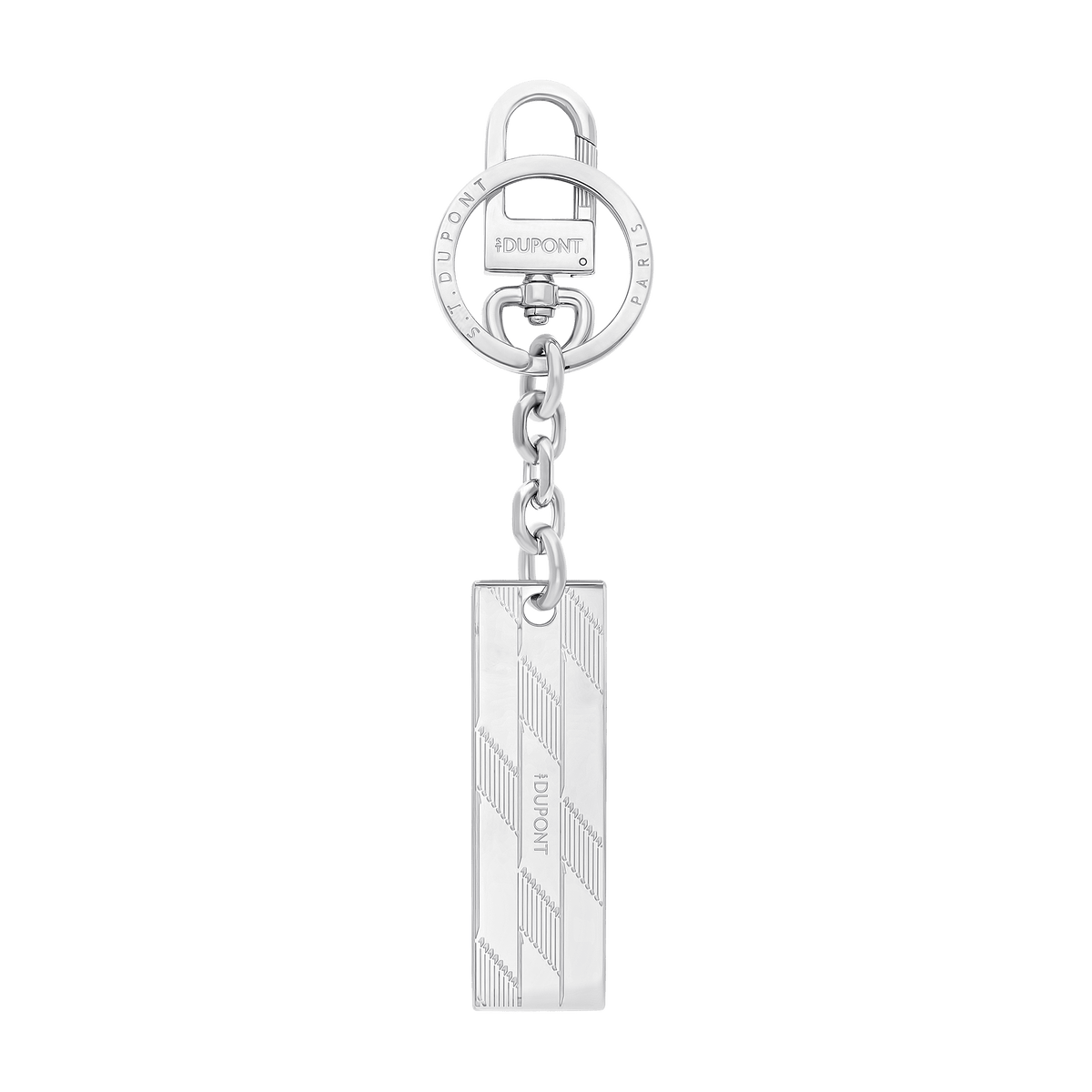 S.T. Dupont Keyring 1872 Chrome