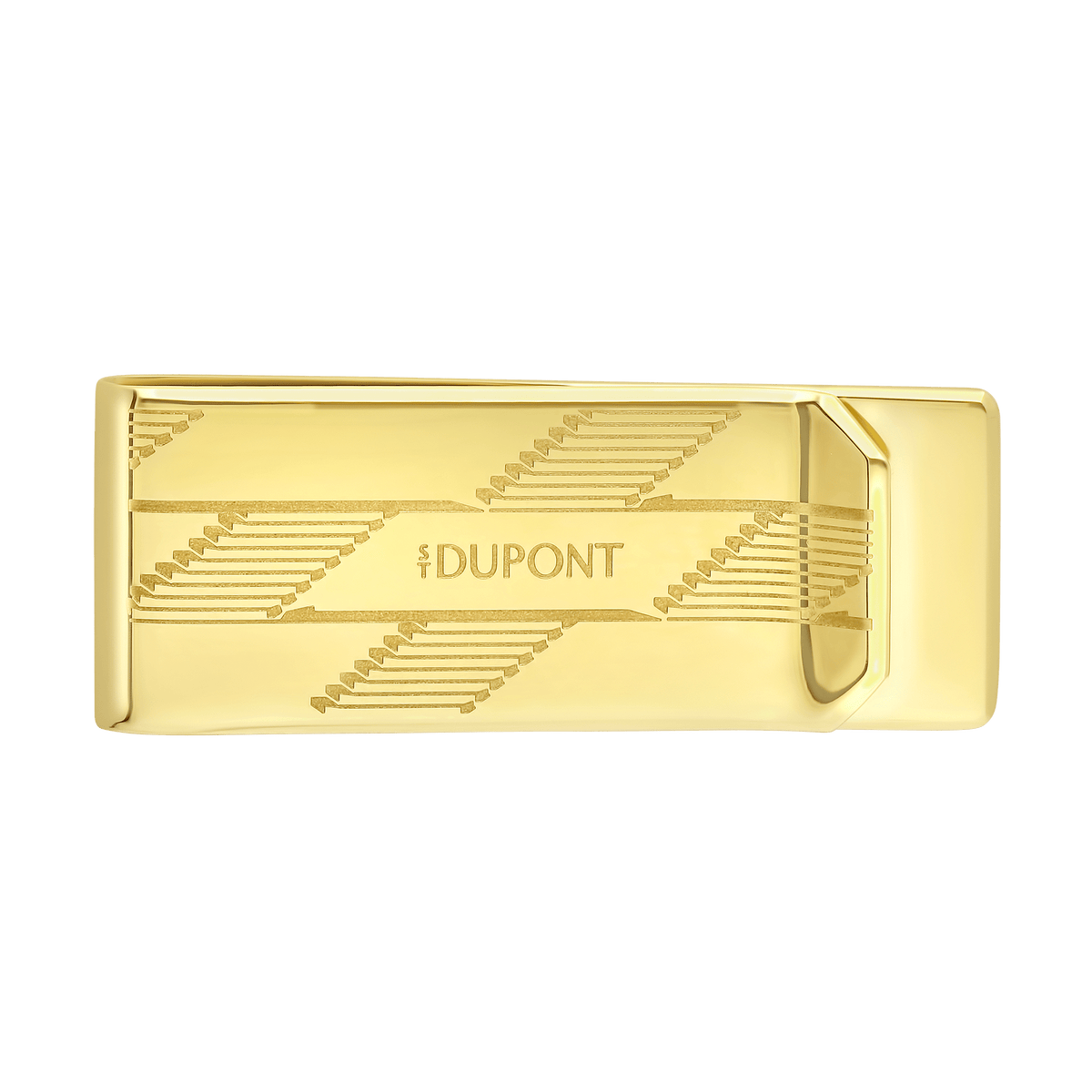 S.T. Dupont Card Holder Money Clip 1872 Golden