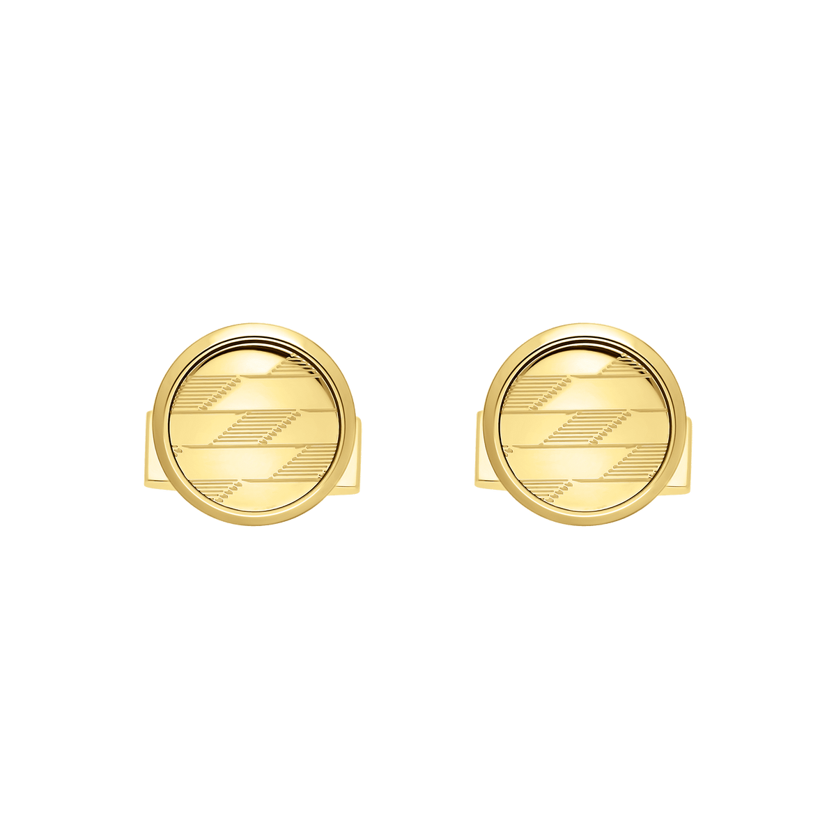 S.T. Dupont Cufflinks 1872 Golden — alternate view