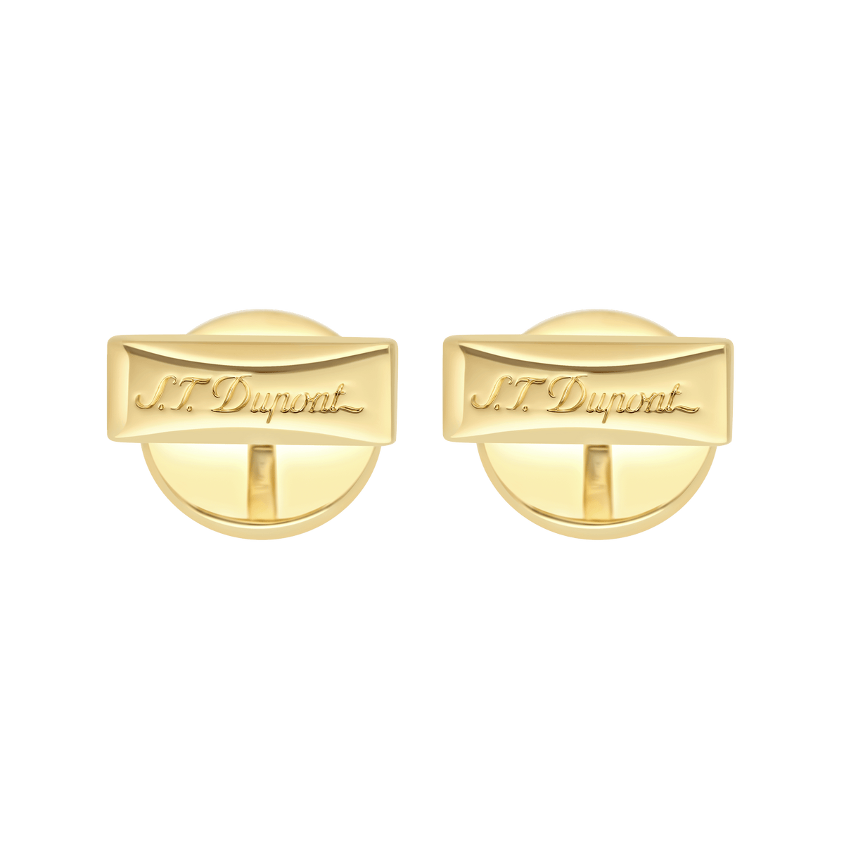 S.T. Dupont Cufflinks D Golden — alternate view