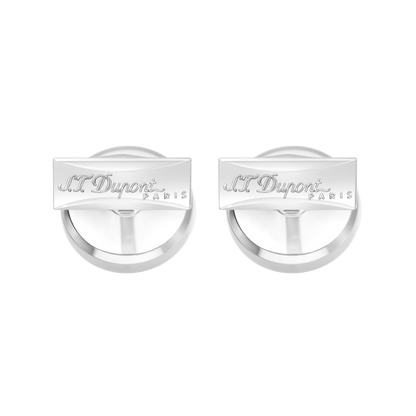 S.T. Dupont boutons de manchette D argent — autre vue