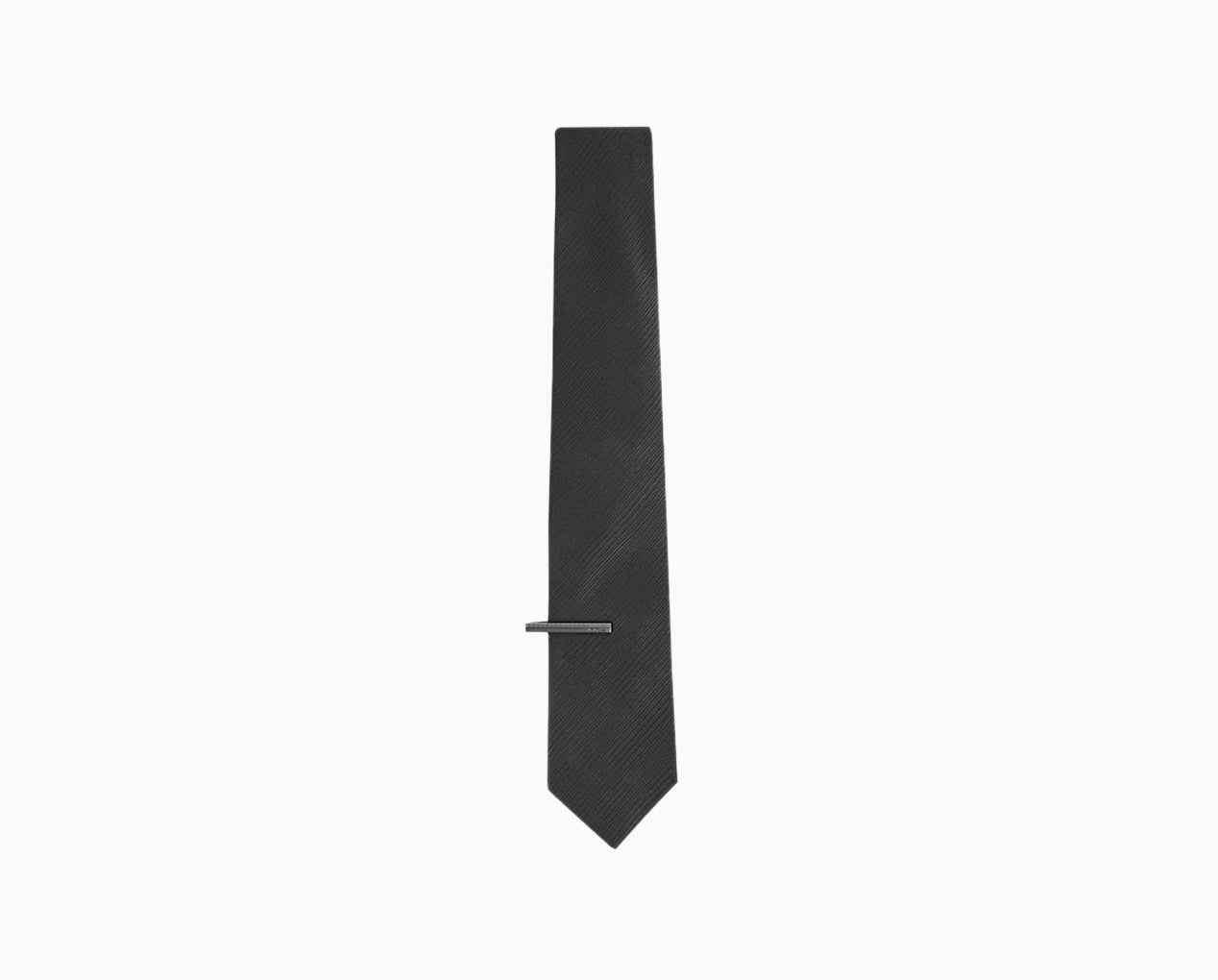S.T. Dupont Cufflinks Tie Bar Diamond Head Black — detail view