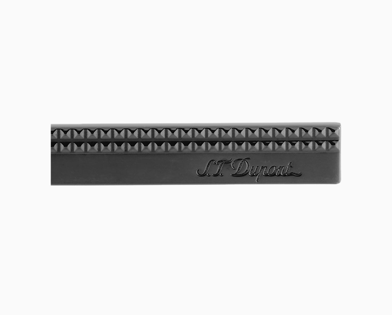 S.T. Dupont Cufflinks Tie Bar Diamond Head Black — view 5