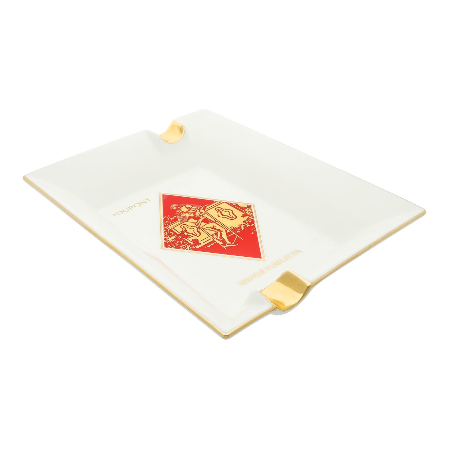 S.T. Dupont Romeo Y Julieta - Ashtray Porcelaine — angle view