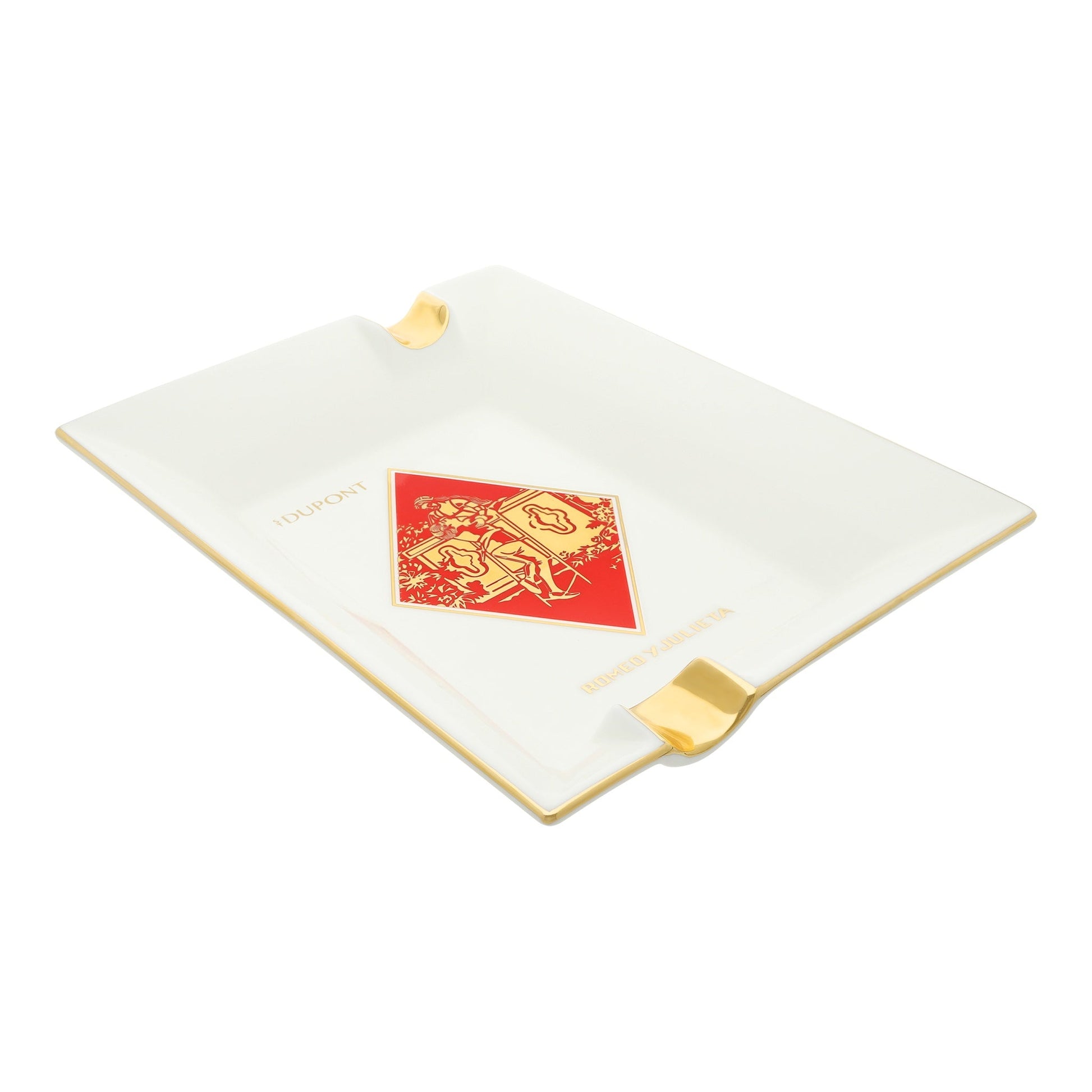 S.T. Dupont Romeo Y Julieta - Ashtray Porcelaine — angle view