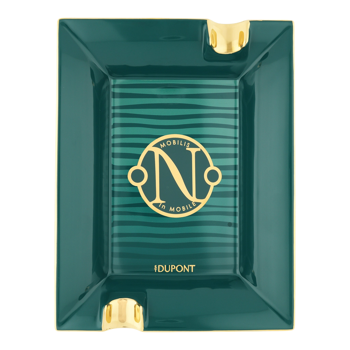 S.T. Dupont 20,000 lieues sous les mers - vert pacifique - cendrier en porcelaine