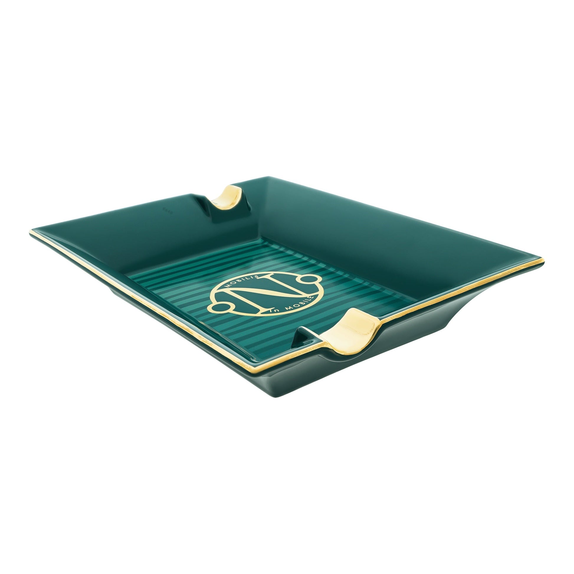 S.T. Dupont 20,000 Leagues Under The Sea - Green Pacific - Ashtray Porcelaine — alternate view
