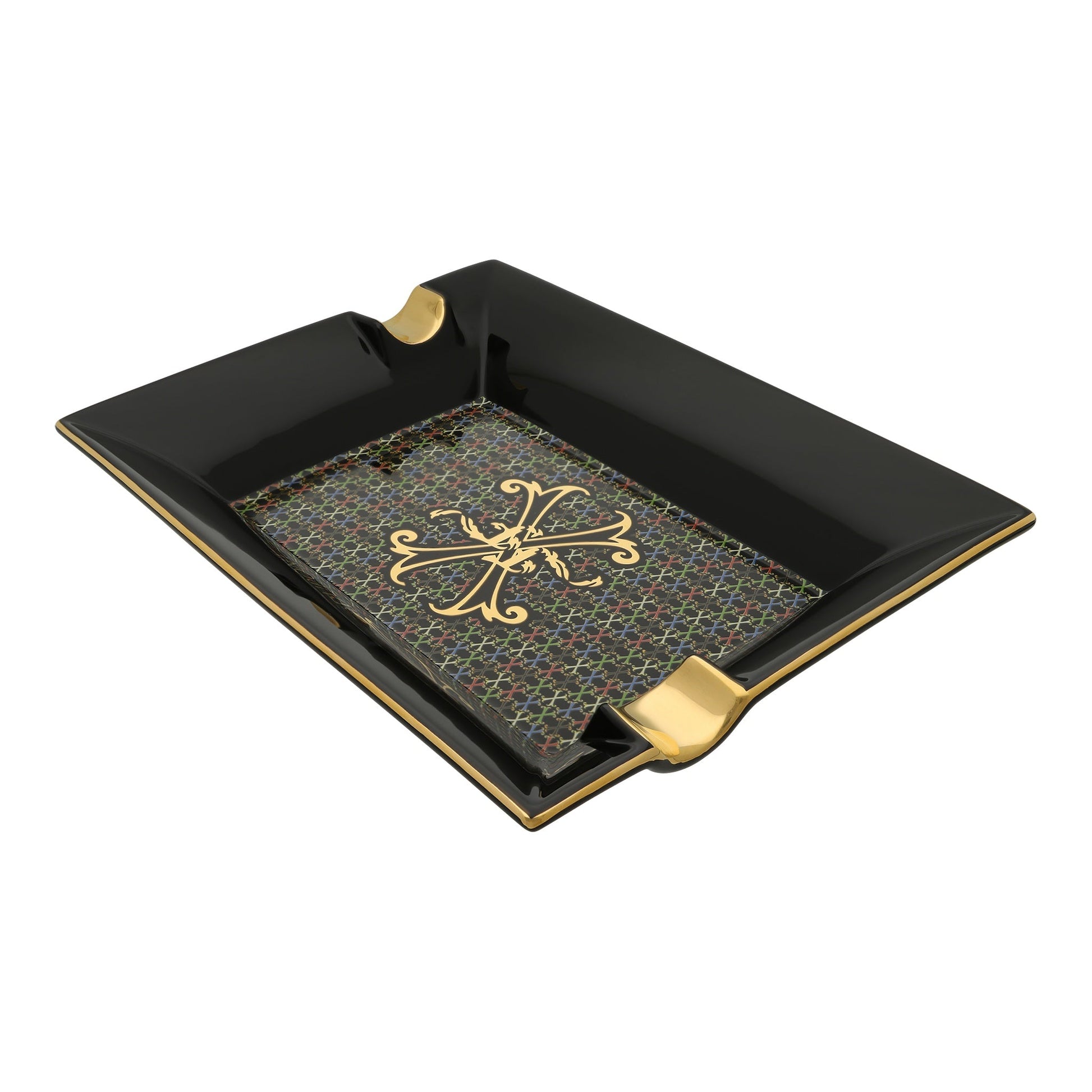 S.T. Dupont Fuente - Ashtray Porcelaine — angle view