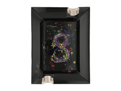 S.T. Dupont Large Ashtray Dragon Black