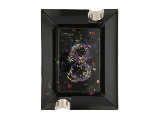 S.T. Dupont Large Ashtray Dragon Black